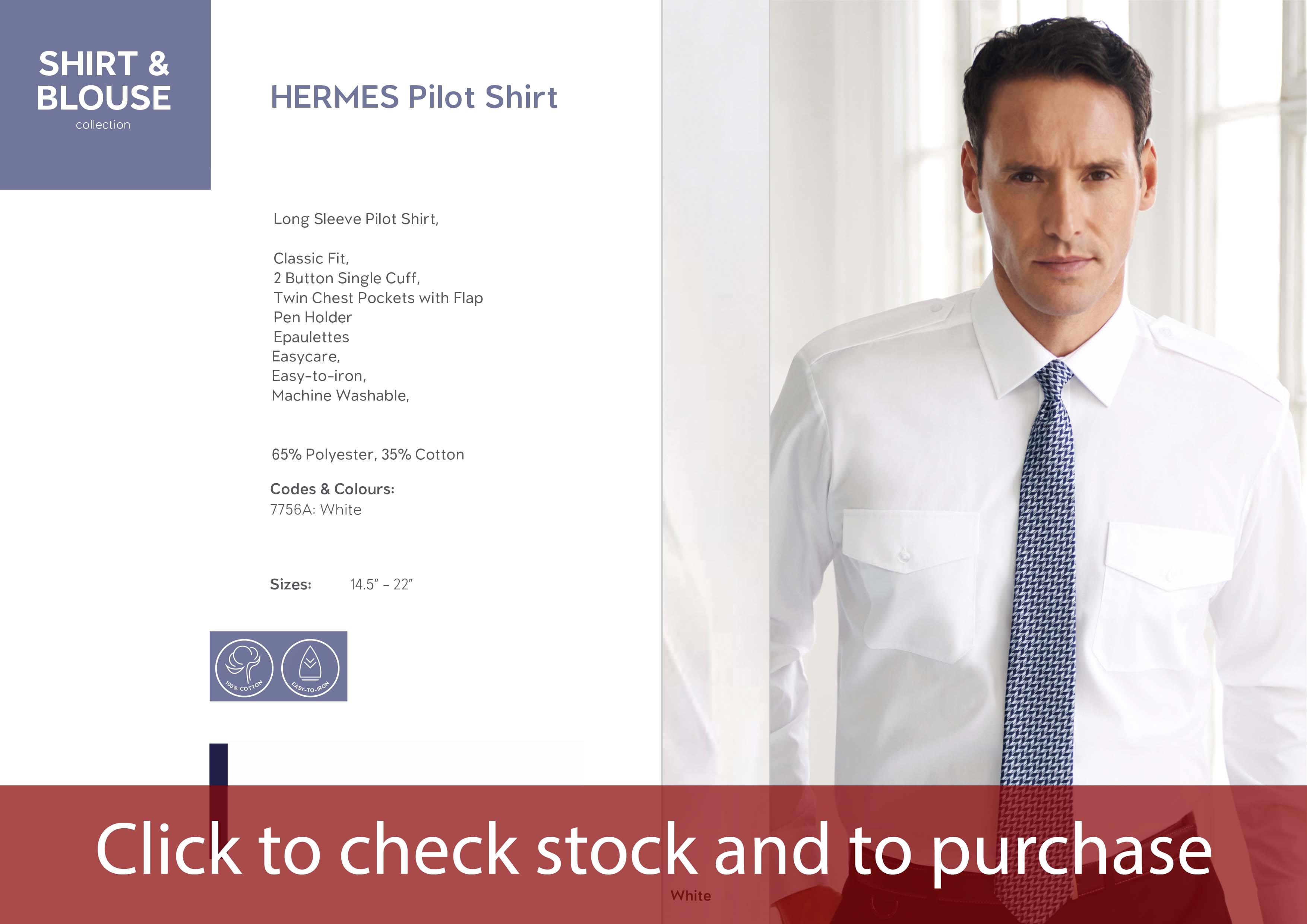 Hermes pilot shirt