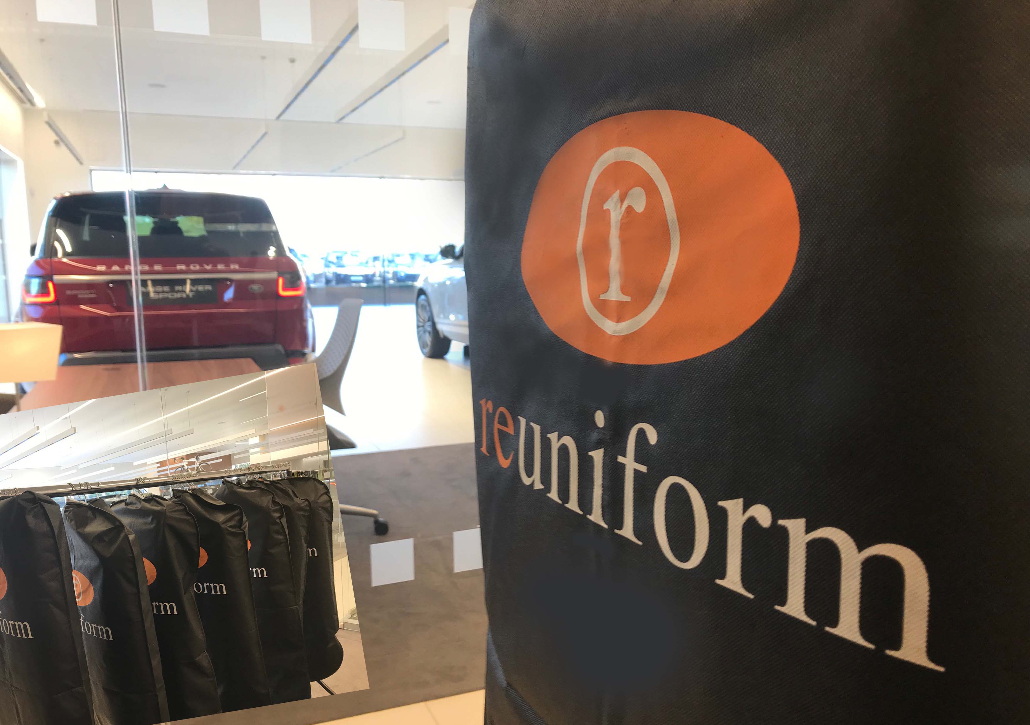 reuniform supply car showroom uniforms