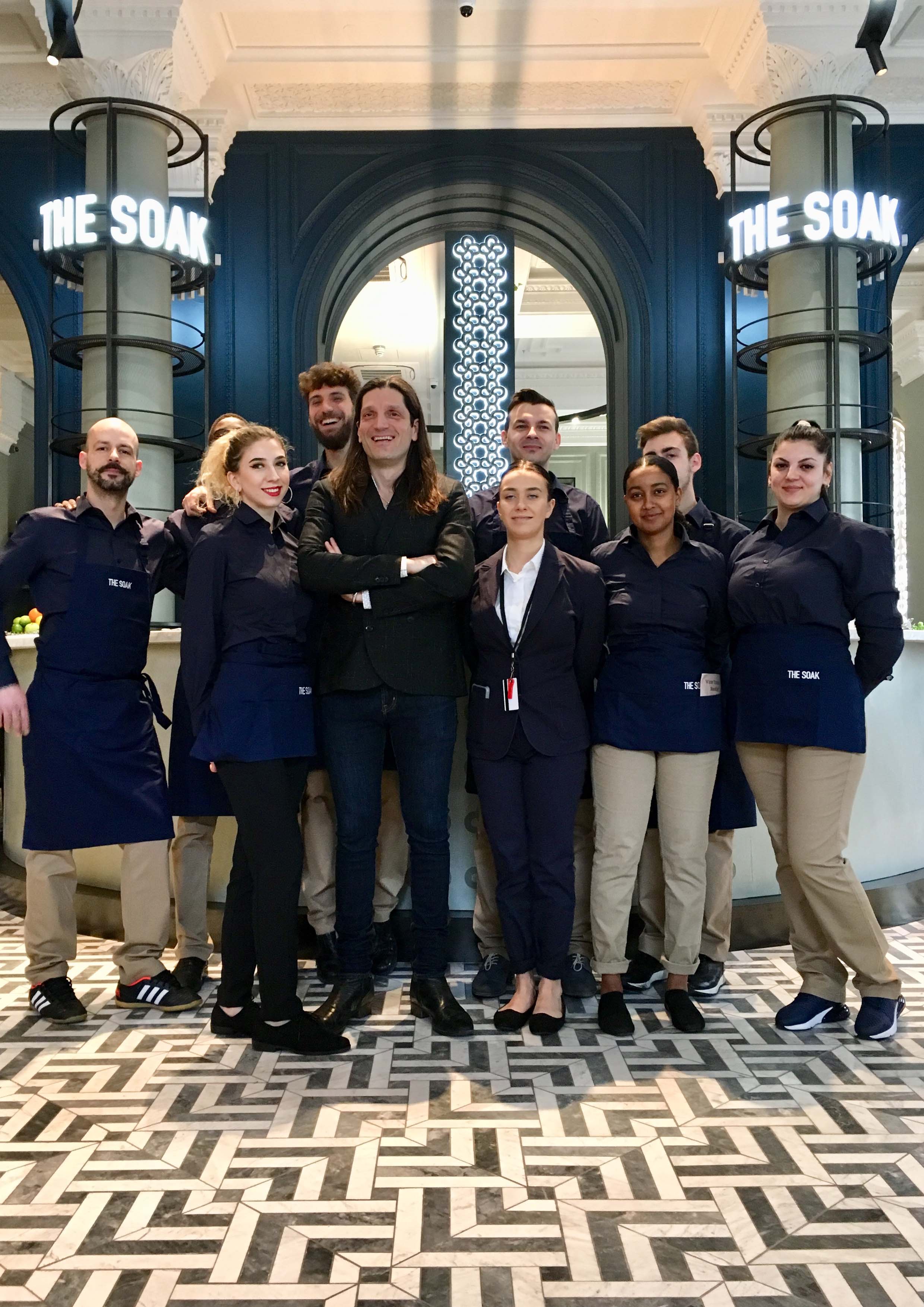 The Soak restaurant uniform